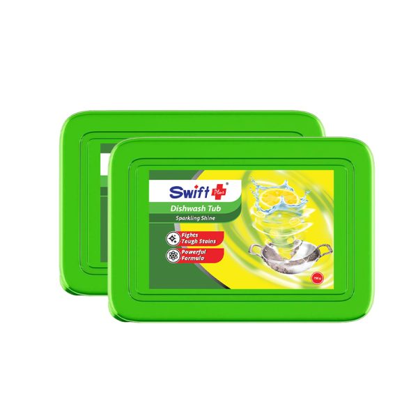 Swift Diswash Tub Green 700g Pack of 2